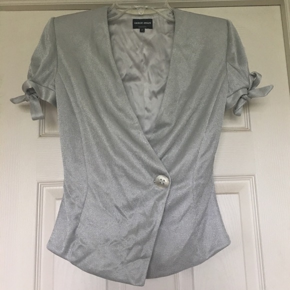 Giorgio Armani short tie sleeve jacket - Picture 2 of 9